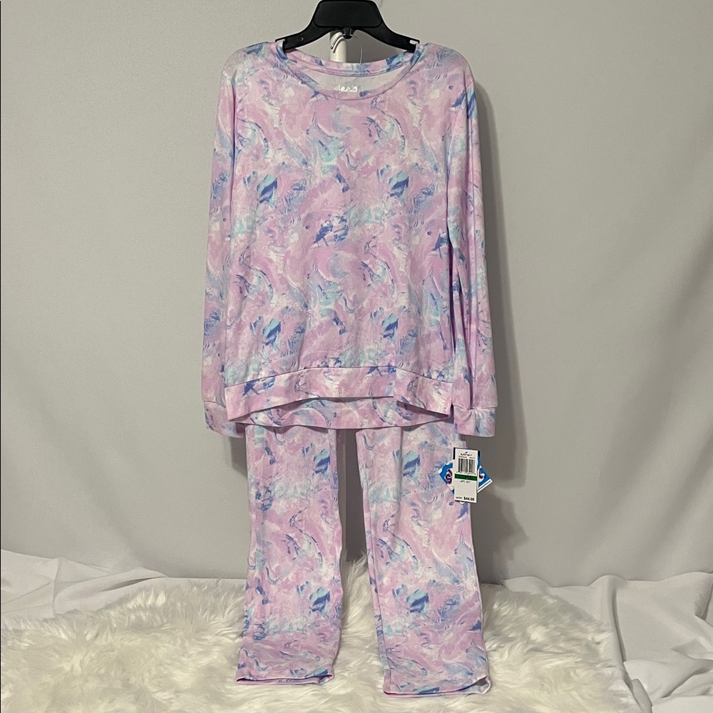 Sleep On It Big Girls 2-piece Pajama Set, Size L(14/16)